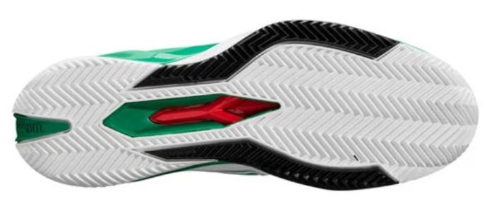 Wilson Rush Pro 4.5 Sandplatzschuh Herren / Weiß-Grün